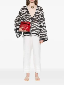 Zebra Pattern Blouse